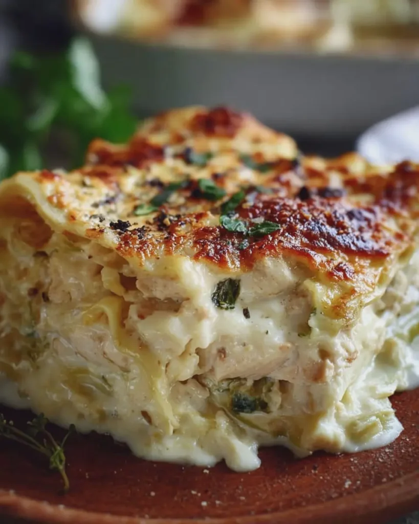 Chicken Alfredo Lasagna