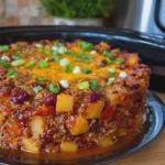 Slow Cooker Chili Potato Casserole