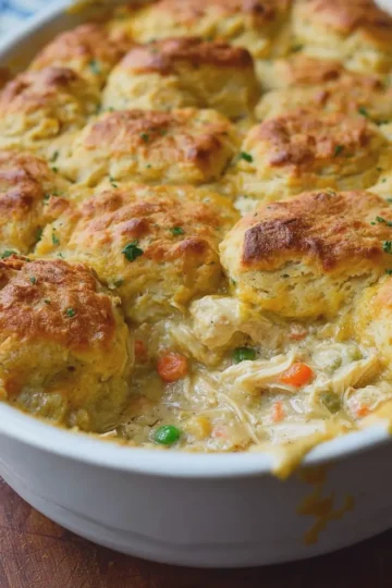 Sela Creamy Chicken Biscuit Casserole