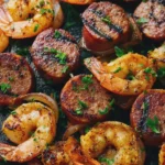 Sela Easy Beef Sausage Shrimp Skewers