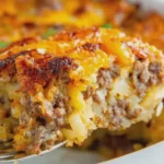 Oven Baked Beef and Hash Brown Casserole