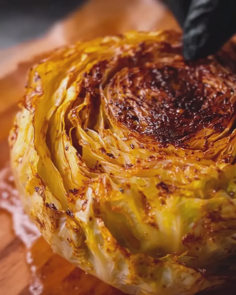 Whole Roasted Cabbage