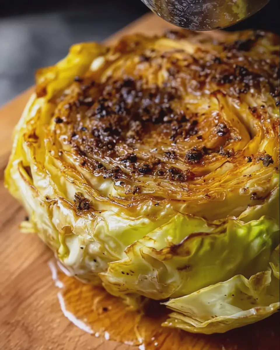 Whole Roasted Cabbage