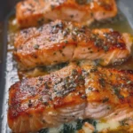Sela Brown Sugar Glazed Stuffed Salmon Seafood Fillets