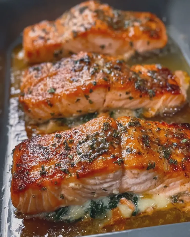 Sela Brown Sugar Glazed Stuffed Salmon Seafood Fillets