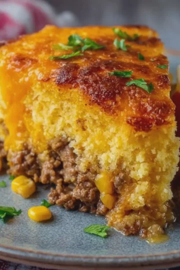 Viral Cornbread Cowboy Casserole