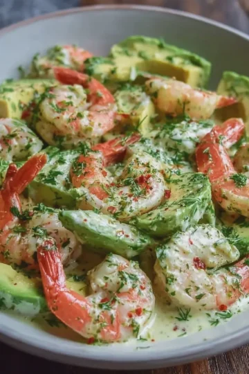 Sela Creamy Shrimp Avocado Sala