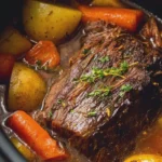 Slow Cooker Beef Pot Roast with Rich Gravy and Veggies