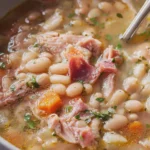 Chicken Chicken Ham and Bean Soup