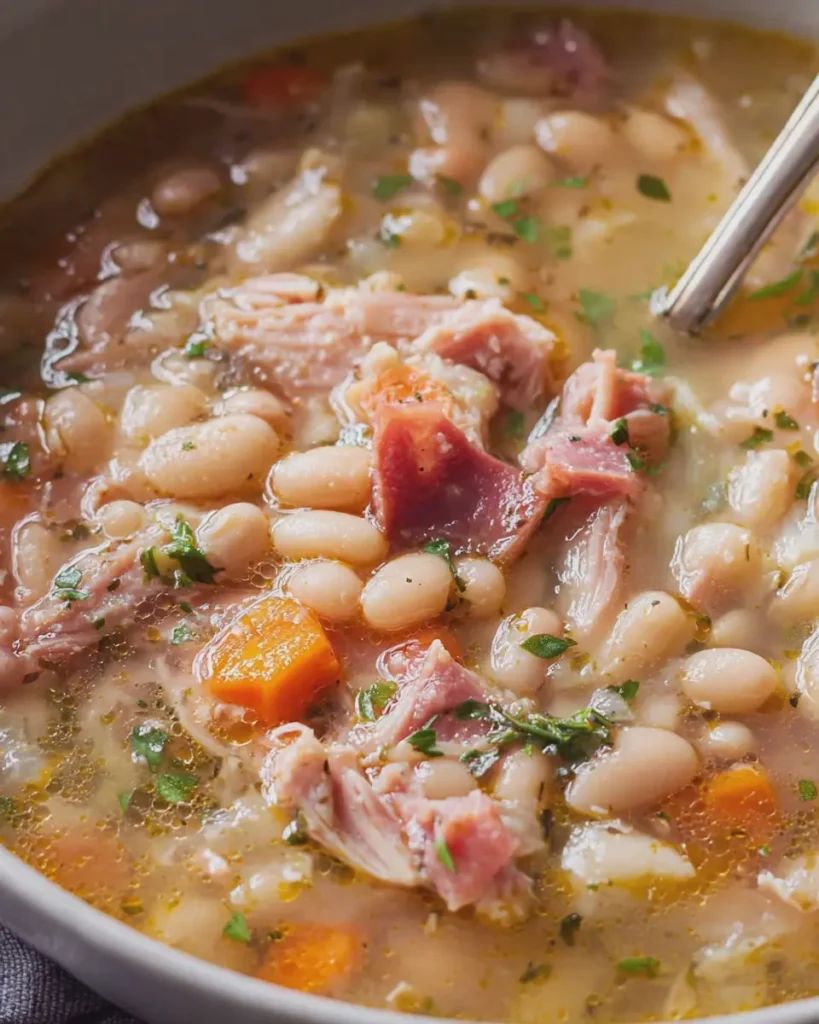 Chicken Chicken Ham and Bean Soup