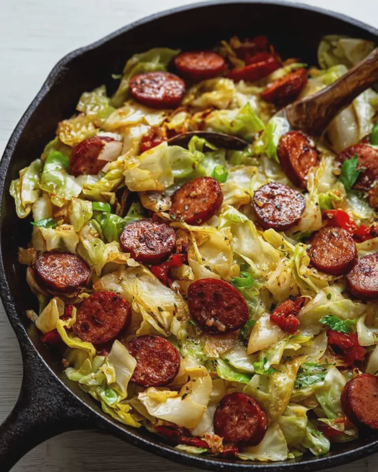 Southern Cabbage and Sausage Skillet