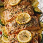 Baked Lemon Garlic Butter Salmon