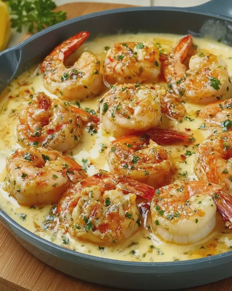 Garlic Butter Seafood Skillet with Creamy Shrimp